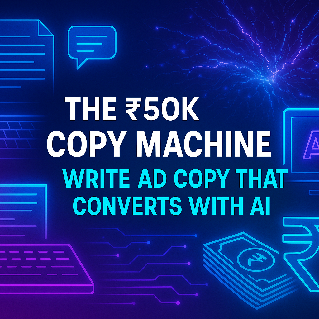 The ₹50K Copy Machine: Write Ad Copy That Converts with AI